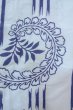 画像5: O0826H 女性用浴衣（日本製）  綿 薄い水色, 藤 【中古】【USED】【リサイクル】 ★☆☆☆☆【O0826H】 (5)