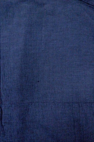 画像3: O0826I 女性用浴衣（日本製）  綿 深い藍, 線 【中古】【USED】【リサイクル】 ★☆☆☆☆【O0826I】 (3)