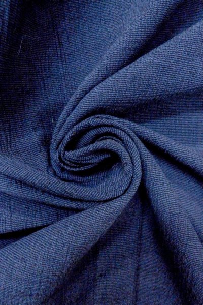 画像11: O0826I 女性用浴衣（日本製）  綿 深い藍, 線 【中古】【USED】【リサイクル】 ★☆☆☆☆【O0826I】 (11)