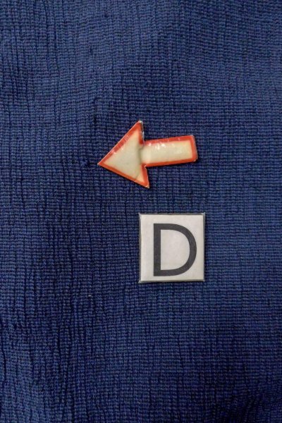 画像17: O0826I 女性用浴衣（日本製）  綿 深い藍, 線 【中古】【USED】【リサイクル】 ★☆☆☆☆【O0826I】 (17)