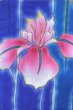 画像6: O0826O 女性用浴衣（海外製）  綿 青, あやめ 【中古】【USED】【リサイクル】 ★★★☆☆【O0826O】 (6)