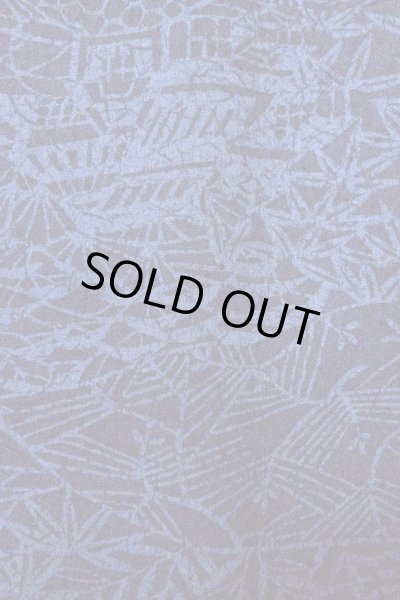 画像7: O0826S 女性用小紋  シルク（正絹） 藍, 笹 【中古】【USED】【リサイクル】 ★★★☆☆【O0826S】 (7)