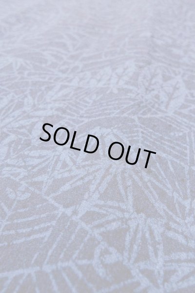 画像8: O0826S 女性用小紋  シルク（正絹） 藍, 笹 【中古】【USED】【リサイクル】 ★★★☆☆【O0826S】 (8)