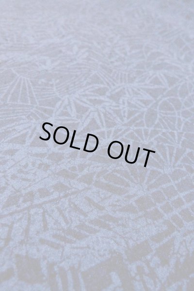 画像10: O0826S 女性用小紋  シルク（正絹） 藍, 笹 【中古】【USED】【リサイクル】 ★★★☆☆【O0826S】 (10)