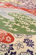 画像8: O0826U 女性用小紋  シルク（正絹） マルチカラー, 菊 【中古】【USED】【リサイクル】 ★★★☆☆【O0826U】 (8)