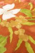 画像8: O0826Y 女性用小紋  シルク（正絹） 茶色, 花 【中古】【USED】【リサイクル】 ★★★☆☆【O0826Y】 (8)