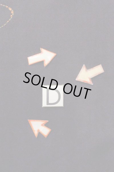 画像16: O0902A 女性用羽織  シルク（正絹） 黒, 御所車 【中古】【USED】【リサイクル】 ★★★☆☆【O0902A】 (16)