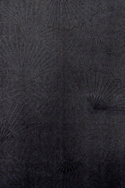 画像6: O0902C 女性用羽織  シルク（正絹） 黒,  【中古】【USED】【リサイクル】 ★★★★☆【O0902C】 (6)