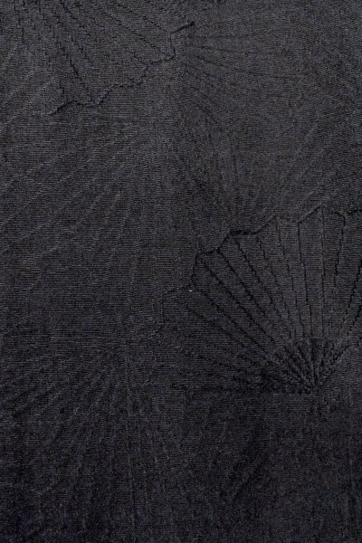 画像7: O0902C 女性用羽織  シルク（正絹） 黒,  【中古】【USED】【リサイクル】 ★★★★☆【O0902C】 (7)