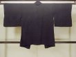 画像2: O0902D 女性用羽織  シルク（正絹） 黒, 花 【中古】【USED】【リサイクル】 ★★★★☆【O0902D】 (2)