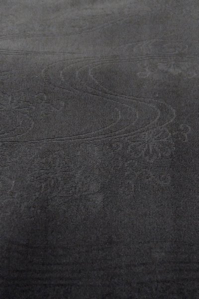 画像10: O0902E 女性用羽織  シルク（正絹） 黒,  【中古】【USED】【リサイクル】 ★★★☆☆【O0902E】 (10)