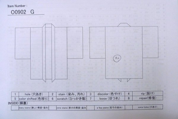 画像14: O0902G 女性用羽織  シルク（正絹） 黒,  【中古】【USED】【リサイクル】 ★★★☆☆【O0902G】 (14)