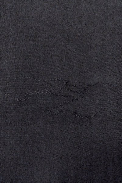 画像8: O0902I 女性用羽織  シルク（正絹） 黒,  【中古】【USED】【リサイクル】 ★★★☆☆【O0902I】 (8)