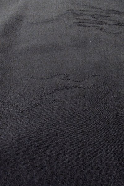 画像10: O0902I 女性用羽織  シルク（正絹） 黒,  【中古】【USED】【リサイクル】 ★★★☆☆【O0902I】 (10)