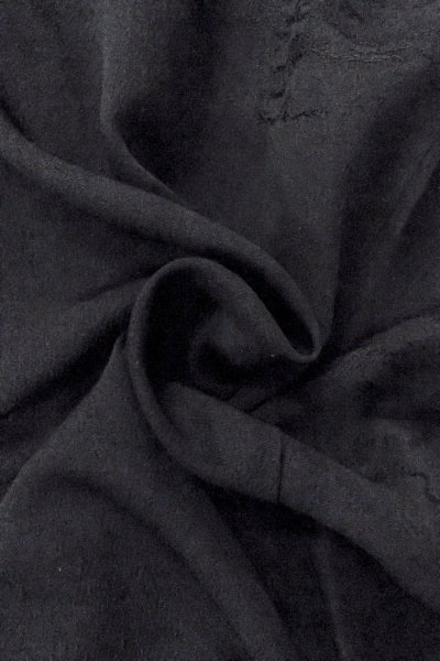 画像13: O0902I 女性用羽織  シルク（正絹） 黒,  【中古】【USED】【リサイクル】 ★★★☆☆【O0902I】 (13)