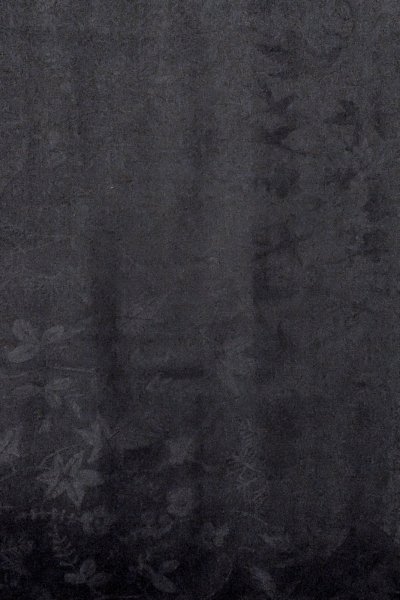 画像5: O0902J 女性用羽織  シルク（正絹） 黒, 葉 【中古】【USED】【リサイクル】 ★★★☆☆【O0902J】 (5)