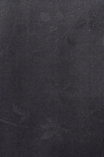 画像7: O0902K 女性用羽織  シルク（正絹） 黒,  【中古】【USED】【リサイクル】 ★★★★☆【O0902K】 (7)