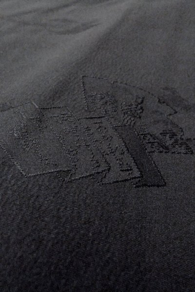 画像9: O0902L 女性用羽織  シルク（正絹） 黒,  【中古】【USED】【リサイクル】 ★★★★☆【O0902L】 (9)