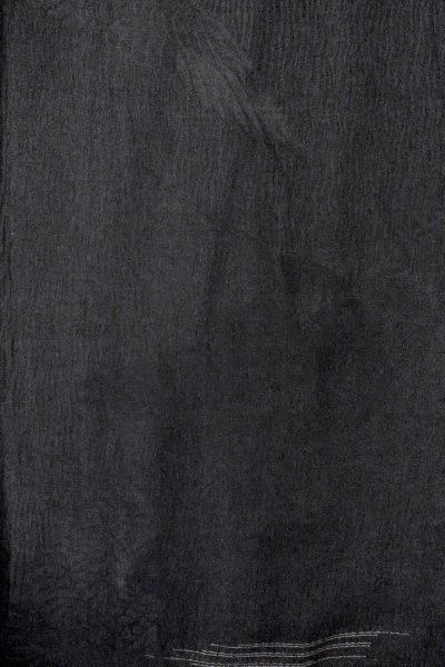 画像5: O0902M 女性用羽織  シルク（正絹） 黒, 線 【中古】【USED】【リサイクル】 ★★★☆☆【O0902M】 (5)