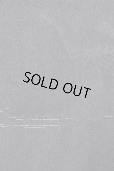 画像8: O0902M 女性用羽織  シルク（正絹） 黒, 線 【中古】【USED】【リサイクル】 ★★★☆☆【O0902M】 (8)