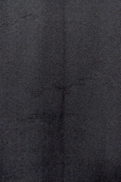 画像7: O0902N 女性用羽織  シルク（正絹） 黒, 抽象的模様 【中古】【USED】【リサイクル】 ★★★☆☆【O0902N】 (7)
