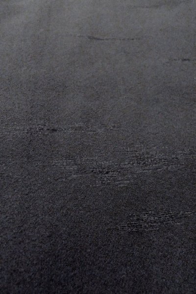 画像9: O0902N 女性用羽織  シルク（正絹） 黒, 抽象的模様 【中古】【USED】【リサイクル】 ★★★☆☆【O0902N】 (9)