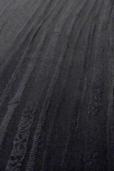 画像8: O0902P 女性用羽織  シルク（正絹） 黒,  【中古】【USED】【リサイクル】 ★★★☆☆【O0902P】 (8)