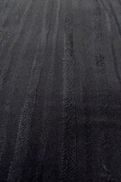 画像9: O0902P 女性用羽織  シルク（正絹） 黒,  【中古】【USED】【リサイクル】 ★★★☆☆【O0902P】 (9)