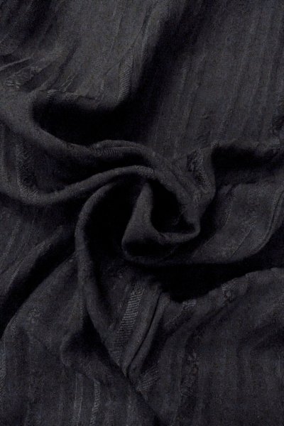 画像11: O0902P 女性用羽織  シルク（正絹） 黒,  【中古】【USED】【リサイクル】 ★★★☆☆【O0902P】 (11)