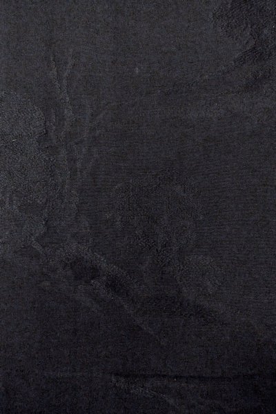 画像6: O0902R 女性用羽織  シルク（正絹） 黒, 川 【中古】【USED】【リサイクル】 ★★★★☆【O0902R】 (6)
