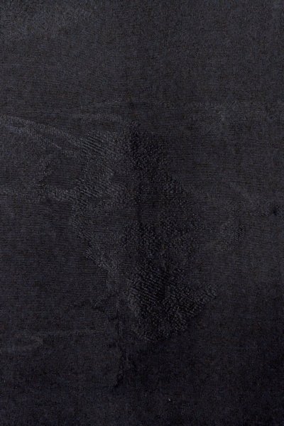 画像7: O0902R 女性用羽織  シルク（正絹） 黒, 川 【中古】【USED】【リサイクル】 ★★★★☆【O0902R】 (7)