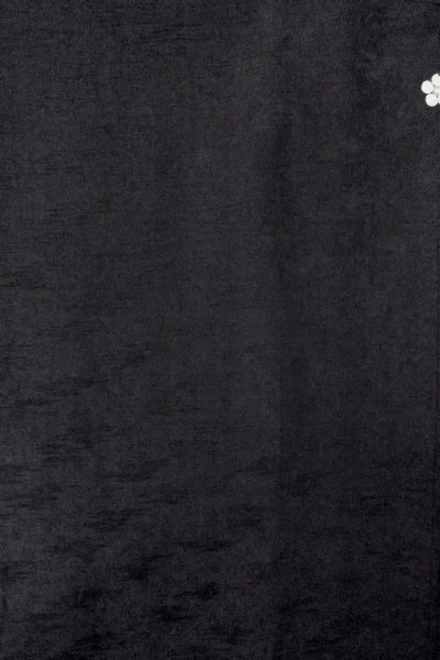 画像4: O0902S 女性用羽織  シルク（正絹） 黒,  【中古】【USED】【リサイクル】 ★★★☆☆【O0902S】 (4)