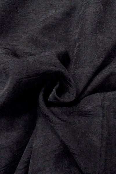 画像12: O0902S 女性用羽織  シルク（正絹） 黒,  【中古】【USED】【リサイクル】 ★★★☆☆【O0902S】 (12)