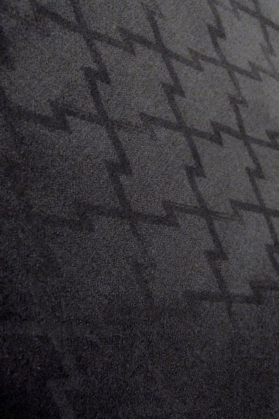 画像8: O0902T 女性用羽織  シルク（正絹） 黒,  【中古】【USED】【リサイクル】 ★☆☆☆☆【O0902T】 (8)