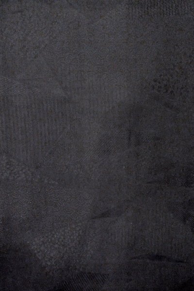 画像5: O0902U 女性用羽織  シルク（正絹） 黒,  【中古】【USED】【リサイクル】 ★★★★☆【O0902U】 (5)