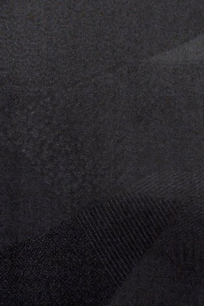 画像6: O0902U 女性用羽織  シルク（正絹） 黒,  【中古】【USED】【リサイクル】 ★★★★☆【O0902U】 (6)