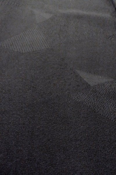 画像11: O0902U 女性用羽織  シルク（正絹） 黒,  【中古】【USED】【リサイクル】 ★★★★☆【O0902U】 (11)