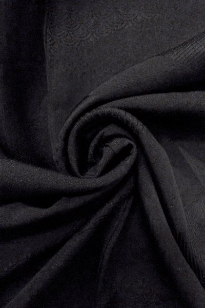 画像13: O0902U 女性用羽織  シルク（正絹） 黒,  【中古】【USED】【リサイクル】 ★★★★☆【O0902U】 (13)