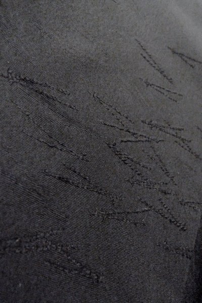 画像9: O0902V 女性用羽織  シルク（正絹） 黒,  【中古】【USED】【リサイクル】 ★★★☆☆【O0902V】 (9)