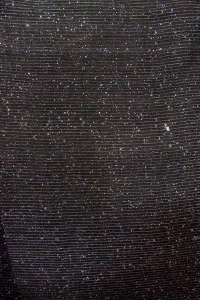 画像5: O0902X 女性用羽織  シルク（正絹） 黒, 小さな点々 【中古】【USED】【リサイクル】 ★☆☆☆☆【O0902X】 (5)