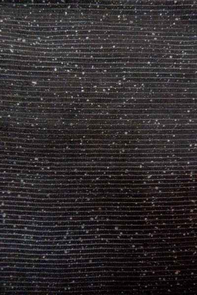 画像6: O0902X 女性用羽織  シルク（正絹） 黒, 小さな点々 【中古】【USED】【リサイクル】 ★☆☆☆☆【O0902X】 (6)