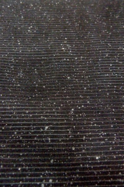 画像8: O0902X 女性用羽織  シルク（正絹） 黒, 小さな点々 【中古】【USED】【リサイクル】 ★☆☆☆☆【O0902X】 (8)