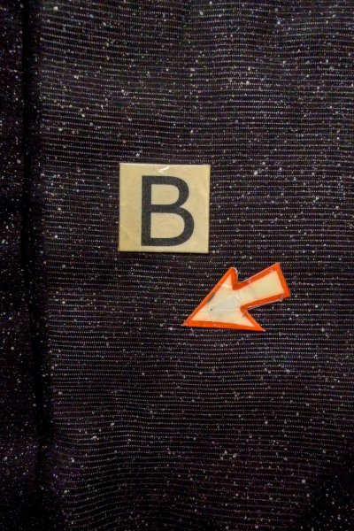 画像13: O0902X 女性用羽織  シルク（正絹） 黒, 小さな点々 【中古】【USED】【リサイクル】 ★☆☆☆☆【O0902X】 (13)