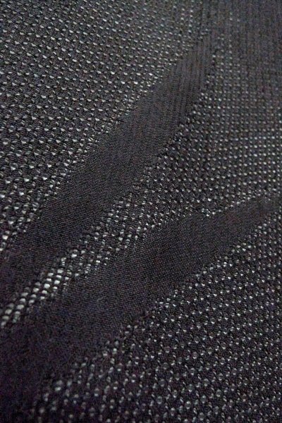 画像10: O0902Y 女性用羽織  麻 黒, 笹 【中古】【USED】【リサイクル】 ★★★★☆【O0902Y】 (10)