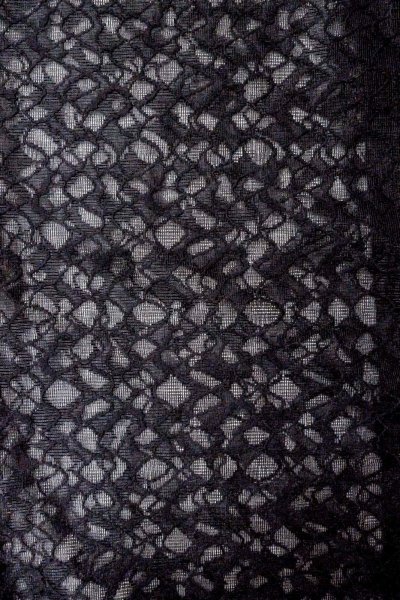 画像4: O0903A 女性用道中着  化繊 黒, 抽象的模様 【中古】【USED】【リサイクル】 ★★★★☆【O0903A】 (4)