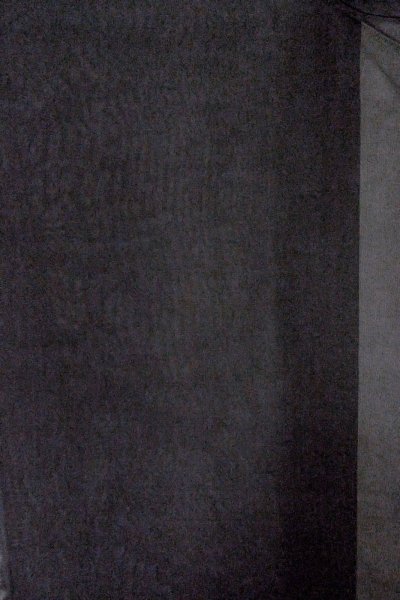 画像3: O0903B 女性用羽織  シルク（正絹） 黒, バラ 【中古】【USED】【リサイクル】 ★★★★☆【O0903B】 (3)