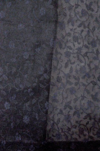 画像4: O0903C 女性用羽織  化繊 黒, 唐花 【中古】【USED】【リサイクル】 ★★★★☆【O0903C】 (4)