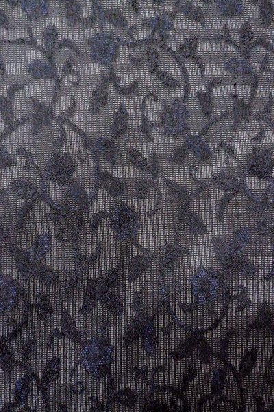 画像5: O0903C 女性用羽織  化繊 黒, 唐花 【中古】【USED】【リサイクル】 ★★★★☆【O0903C】 (5)