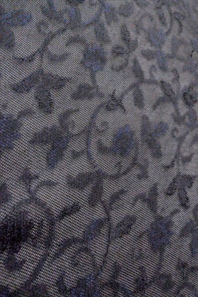 画像8: O0903C 女性用羽織  化繊 黒, 唐花 【中古】【USED】【リサイクル】 ★★★★☆【O0903C】 (8)