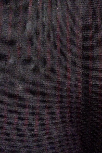 画像5: O0909A 女性用羽織  シルク（正絹） 黒, 縞 【中古】【USED】【リサイクル】 ★★★☆☆【O0909A】 (5)